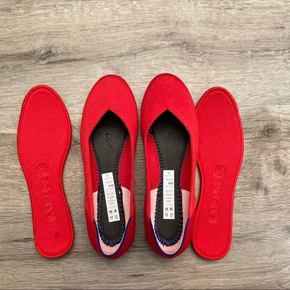 NIB Retired Rothy’s Flat sz8 in Ruby - Picture 3 of 7